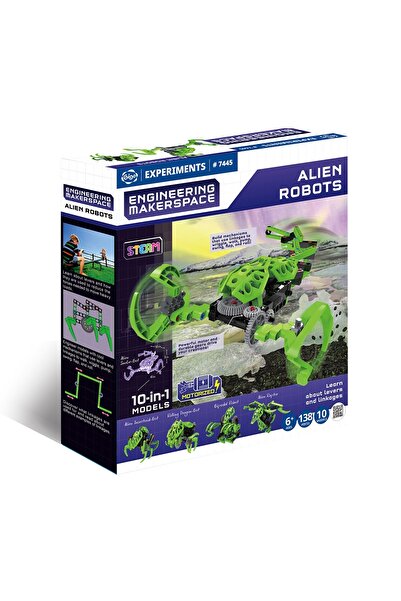 Gigo Toys Kit STEM Construieste roboti extraterestrii, Genius Toy, play universal edition