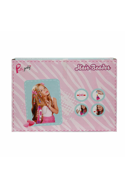 TOYFEST Colorful Beaded Hair Design Machine Pretty Pinky Girls' Hair Decoration Play Hobby Set Funnew