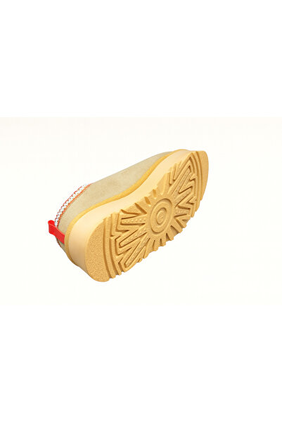 waykon Παντόφλες κοντές μπότες με χοντρή σόλα με επένδυση από γούνα