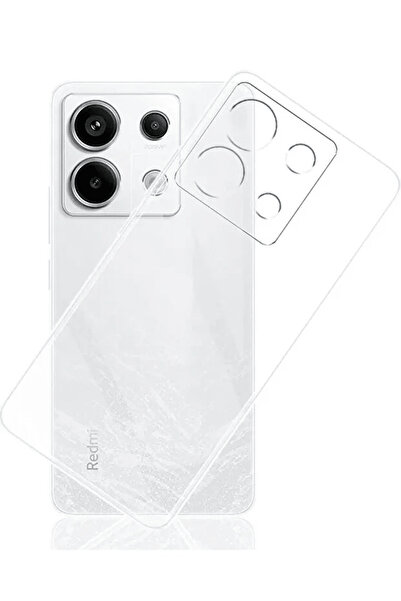 OSG Poco X6 5g Compatible Transparent Non-Yellowing Premium Shock-Absorbing Camera Protection Framed Case