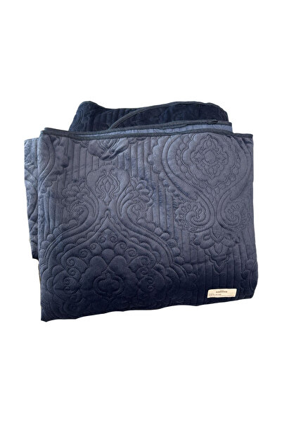 Global-Store Global Store bedspread set 230x250 cm + 2 pillowcases, navy