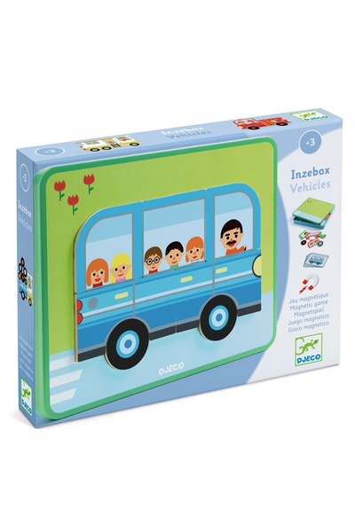 djeco Joc magnetic cu Vehicule, Djeco, super distractiv
