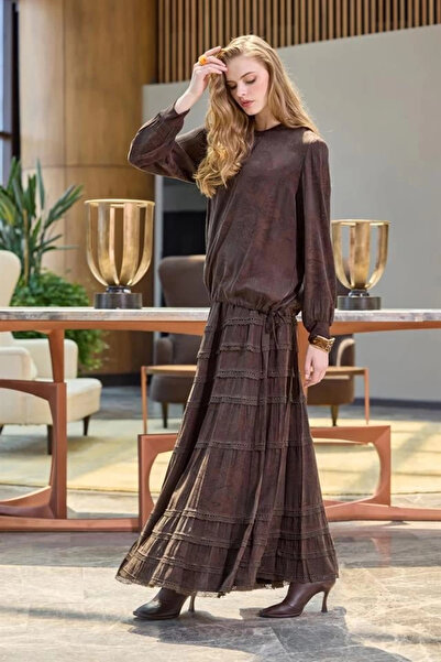 MissWhence 38025 Cupro Lace Skirt Set