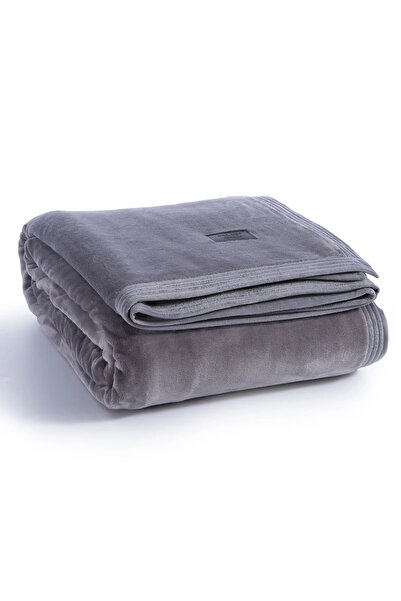 Nef Nef Homeware Velloso Double Size Blanket 230x240 Grey
