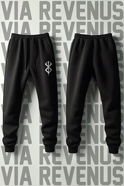 Vordevia Berserk Printed 3-Thread Fleece-Lined Soft Fabric Tracksuit