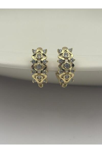 XUPING JEWELRY Zirkon Taşlı Halka Küpe