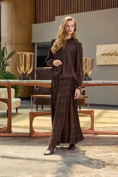 MissWhence 38025 Cupro Lace Skirt Set