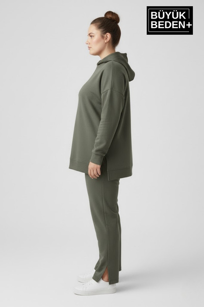 Superlife Φούτερ με κουκούλα μεγάλου μεγέθους SPR26BTK991