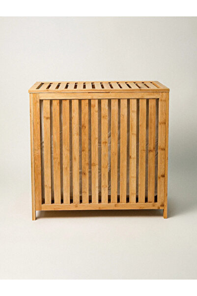 Minihol Narel Bambu Çamaşır Sepeti (53 x 59 cm)