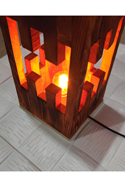 MİRAGÜLTR ahşap abajür