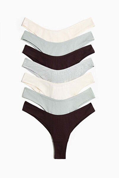 H&M 7-pack cotton Brazilian briefs