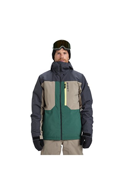 Quiksilver Dawson Jk Erkek Yeşil Snowboard Ceketi ERKEK SNOWBOARD CEKETİ EQYTJ03510