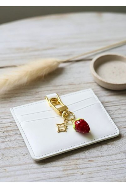 nazarboncuğu Murano Glass Charm Mixed Figure Clip Model Bag Wallet Ornament Handmade