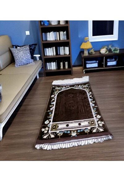 XIUWOO Patterned soft prayer rug with luxurious comfortable velvet face, unisex