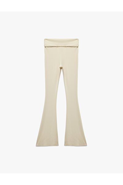Koton Slim Fit Flared Trousers
