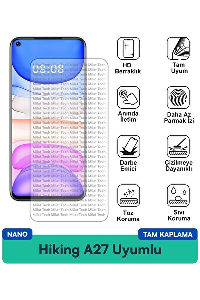 Milat Tech طبقة حماية للشاشة من Hiking A27 Nano مقاومة للخدوش والصدمات