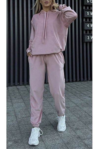 ElectraStore Pink Velvet Tracksuit