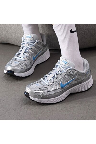 Nike P-6000 Metallic Silver Gs Sneaker Ayakakkabı DAR KALIPTIR | SporMoon