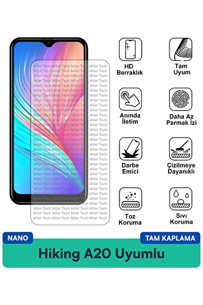 Milat Tech طبقة حماية للشاشة من نوع Hiking A20 Nano مقاومة للخدوش والصدمات