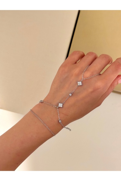 YOUES JEWELRY Steel Shahmeran Silver Women's Shahmeran Bracelet