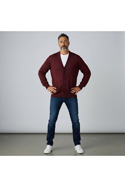 EREN STYLE V-Neck Cardigan with Pocket