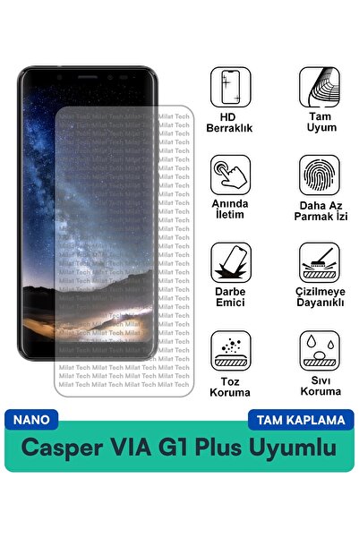 Milat Tech كاسبر VIA G1 Plus نانو واقي شاشة رقيق وشفاف ومقاوم للبقع وطبقة لمس...