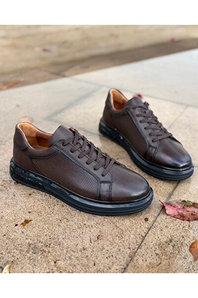 Avni Ceylan Aeroflex Genuine Leather Orthopedic Balloon Sole Sneaker Shoes