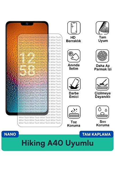 Milat Tech طبقة حماية للشاشة من نوع A40 Nano مقاومة للخدوش والصدمات
