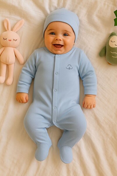 ciccimbaby Unisex Premature Baby Set Hat and Romper 100% Cotton