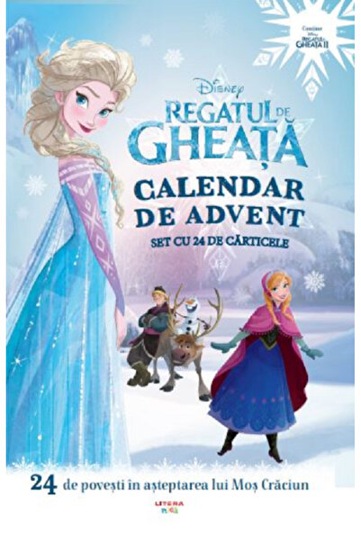 Litera Disney. Regatul de Gheață. Calendar de Advent. Set de 24 de cărți. 24 ...