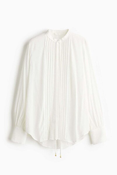 H&M Pintucked blouse