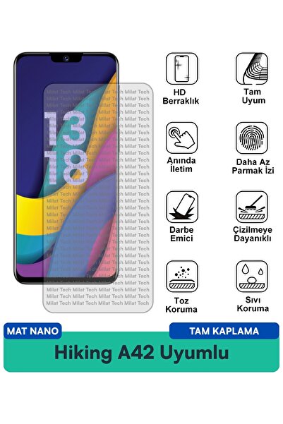 Milat Tech طبقة حماية للشاشة من نوع Hiking A42 Mat Nano مقاومة للخدوش ومضادة ...