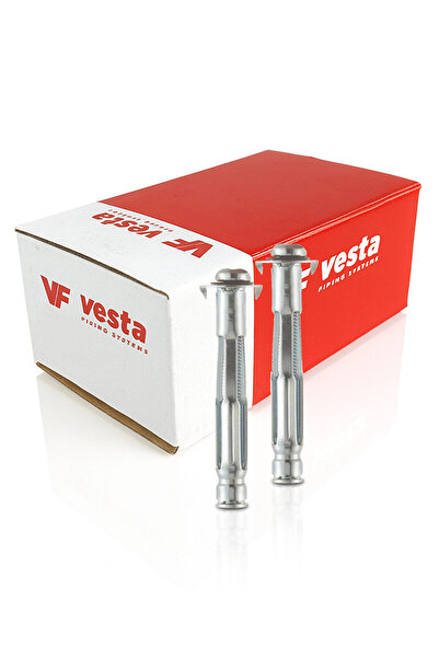 VESTA HTM Metal Alçıpan Dübeli 6x52 50'li Paket | Boşluklu Duvar Dübeli