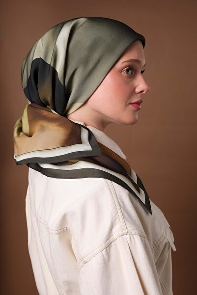 Levidor Κασκόλ Aura με χακί σχέδιο