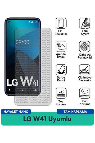 Milat Tech فيلم حماية الشاشة LG W41 Ghost Nano لحماية الخصوصية ومتانة طويلة ا...
