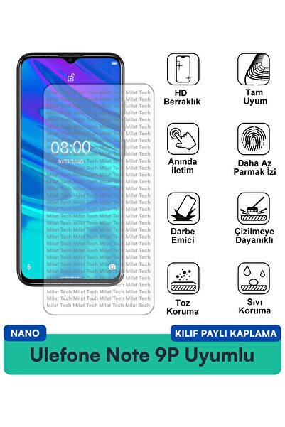 Milat Tech Ulefone Note 9P Nano Case Compatible Screen Protection Film Anti-S...