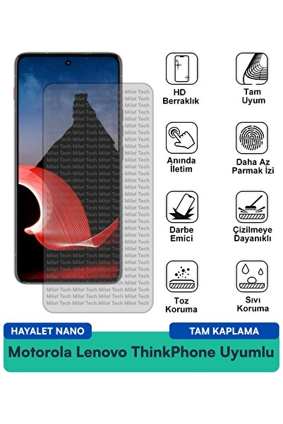 Milat Tech طبقة حماية للشاشة من موتورولا لينوفو ثينك فون هايت، مقاومة للخدوش ...
