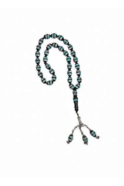 RAM سبحة يسر محروق مرصعه بالصدف بتطريز فريد