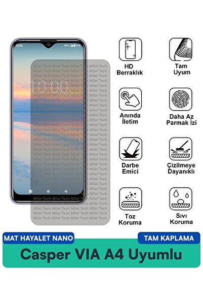 Milat Tech طبقة حماية للشاشة من Casper VIA A4 Mat Ghost Nano لحماية الخصوصية ...