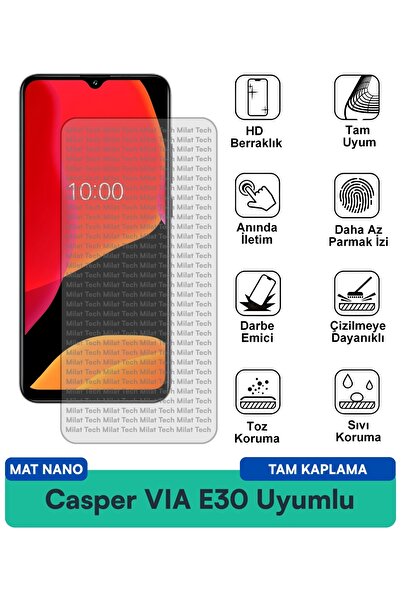 Milat Tech طبقة حماية للشاشة من Casper VIA E30 Mat Nano مضادة للانعكاس ومتينة...
