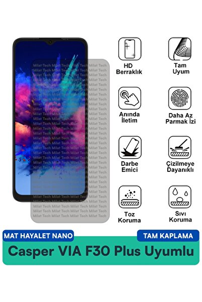 Milat Tech فيلم حماية الشاشة Casper VIA F30 Plus Matte Ghost Nano يقلل من الا...