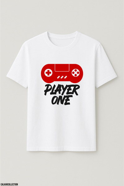 CALKARCOLLECTION تيشيرت للجنسين قصة فضفاضة Gamer Lifestyle2