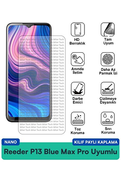 Milat Tech فيلم حماية الشاشة المتوافق مع حافظة Reeder P13 Blue Max L 2022 Nan...