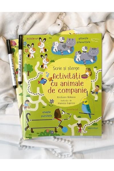Univers Enciclopedic Junior Activitati cu animale de companie (Usborne)