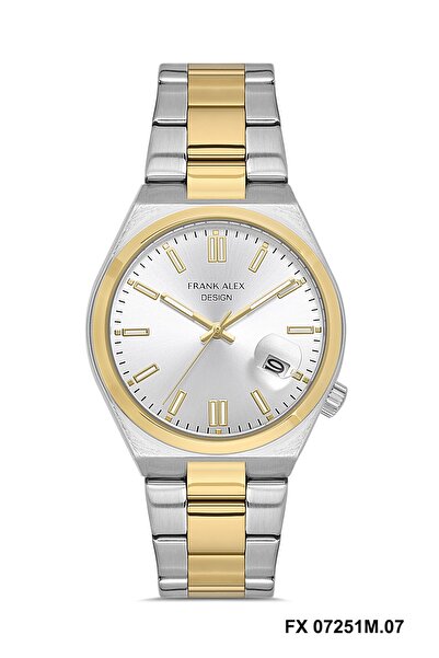 Frank Alex Tsuyosa Modeli Çelik Erkek Kol Saati Su Geçirmez 2 Yıl Garantili