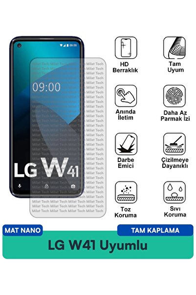 Milat Tech طبقة حماية للشاشة من LG W41 Matte Nano، حماية من الخدوش ومقاومة للخدش