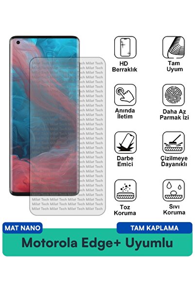 Milat Tech طبقة حماية للشاشة من موتورولا Edge+ Matte Nano، متينة ومضادة للخدش...
