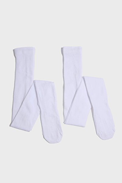 DeFacto Girl's 2-Pack Cotton Pantyhose G6408A8Ns