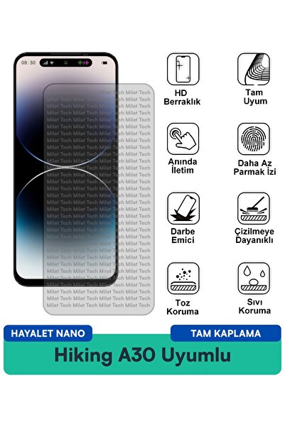 Milat Tech Hiking A30 Ghost Nano Screen Protection Film Scratch Resistant Ant...