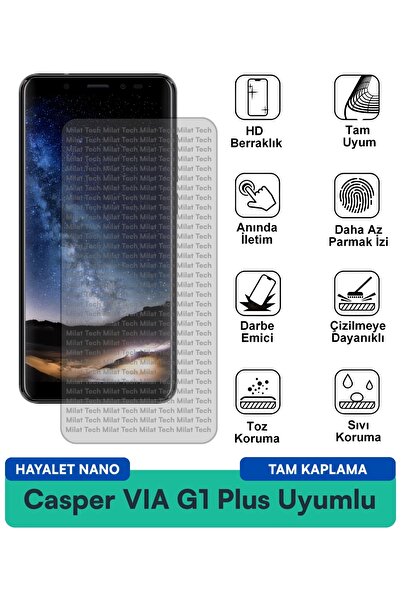 Milat Tech كاسبر فيا جي 1 بلس هايتل نانو فيلم حماية للشاشة، حماية للخصوصية، م...